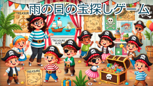 雨の日でも楽しく過ごせる!保育士が教える室内でできる子ども向け宝探しゲームアイデアと遊び方ガイド